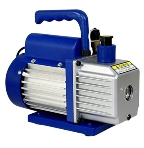 Blue And White Industrial Grade Electric Color Coated Stainless Steel Rotary Vane Vacuum Pump