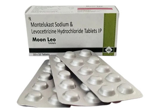 Pack Of 10X10 Tablets Montelukast Sodium And Levocetirizine Hydrochloride Tablets Ip General Medicines