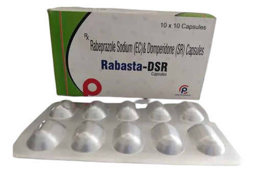 Rabeprazole Sodium Ec And Domperidone Sr, Pack Of 10 X 10 Capsules General Medicines