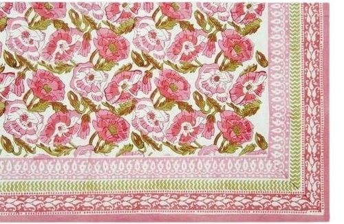 Multicolor Washable Hand Block Printed Fabric For Making Dress