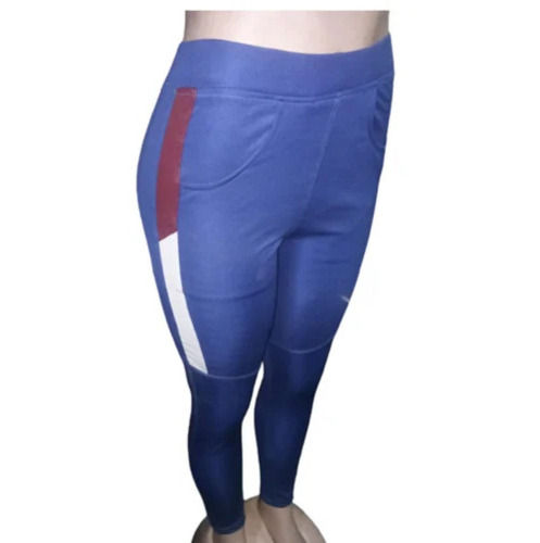 Mid Waist Ladies Royal Blue Cotton Lycra Legging, Casual Wear, Skin Fit at  Rs 130 in New Delhi
