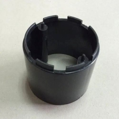 Black 1X0.50X1 Inch Sturdy Coated Smooth Pvc Plastic Component For Sanitary Fitting 