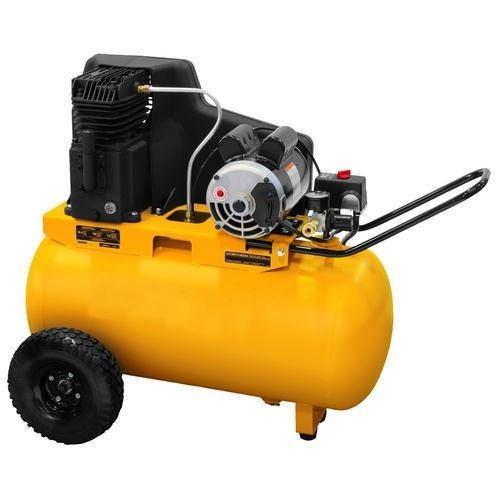 Yellow And Black 34.5 X 23 X 35 Inches 220 Volts Lubricated Hp Portable Industrial Air Compressor