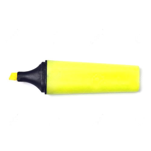 5 Inches Size Dark Writing And Light Weight Plastic Highlighter Pen