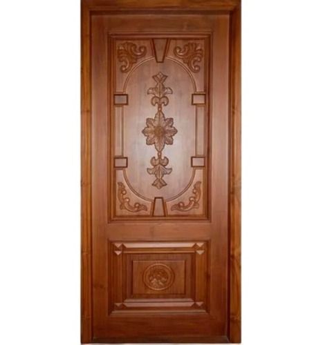 6.5x3.4 Foot 20 Mm Thick Swing Style Solid Wooden Designer Entry Door