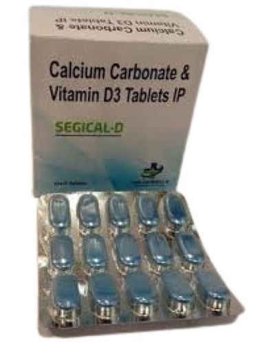 Calcium Carbonate And Vitamin D3 Tablet Shelf Life: 12 Months