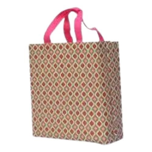 Eco Friendly And Lightweight Non-Woven Brown Printed Shopping Bags Bag Size: 5Kg