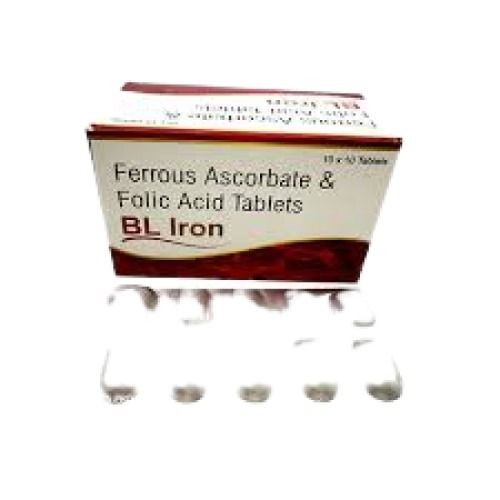 Ferrous Ascorbate And Folic Acid Iron Tablet