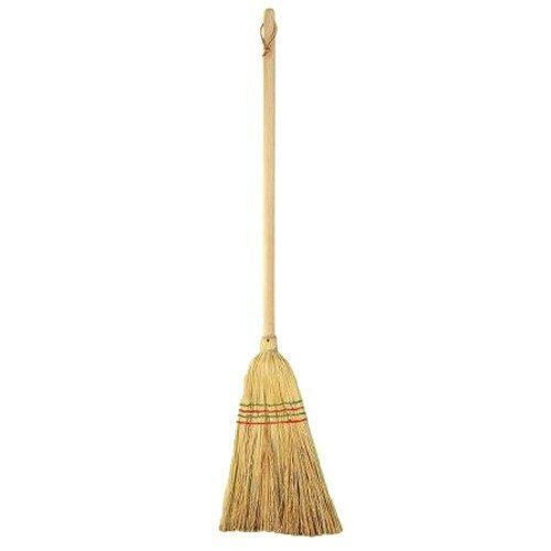 Lightweight Wooden Long Handled And Grass Bristles Broom For Floor Cleaning Application: Household