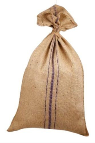 Brown Plain Pattern Customized Size Eco-Friendly 44 X 26.5 Inch Jute Gunny Bag