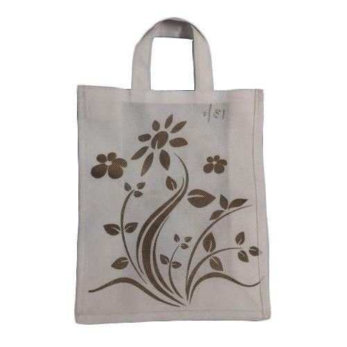Printed Thamboolam Cotton Gift Bag With Hand Handle