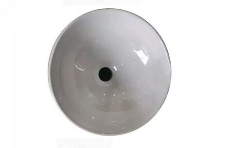 White Round Glossy Ceramic Wash Basin