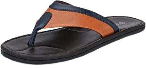 Mens leather upper online slippers