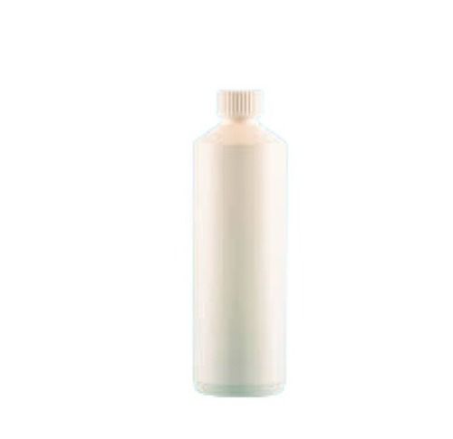 White 1 Liter Size Round Shape Plastic Bottle