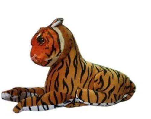 Multicolor 15 Inches Durable And Cotton Filling Polyester Body Tiger Stuffed Animal