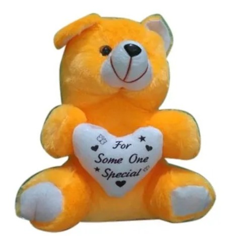 लाल 18 इंच हल्का वज़न और सॉफ्ट कॉटन फ़िलिंग टेडी बियर