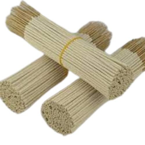 Straight 8 Inch Round Shape White Lily Fragrance Bamboo Incense Sticks