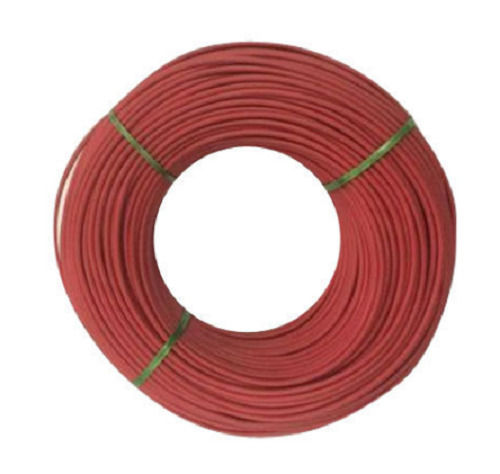 Red 90 Meter 6 Ampere 220 Volt And 50 Hertz Pvc Insulation Electrical Wire