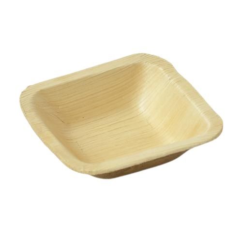 Disposable 5 Inch Size Durable Eco Friendly Square Shape Areca Leaf Bowl Application: Party And Events Supply