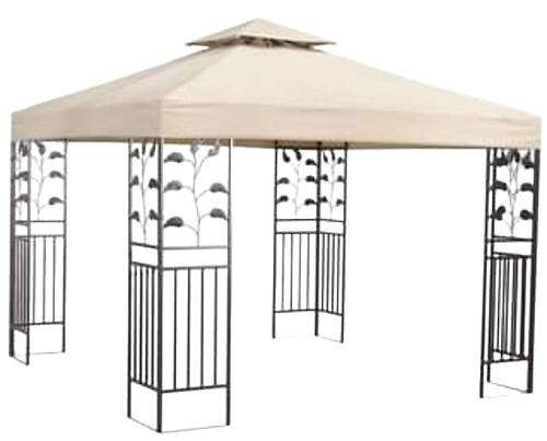 White Durable And Color Coated Polyester And Aluminum Garden Canopy