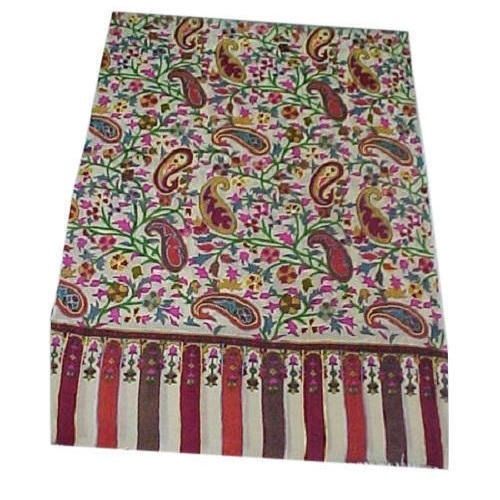 Multicolor Printed Pattern Woolen Kani Shawls For Ladies