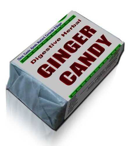 Rectangular Digestive Herbal Ginger Candy 60 Gm Packet Packaging At 