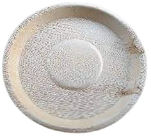 Round Shape Light Brown 12 Inch Areca Nut Plates