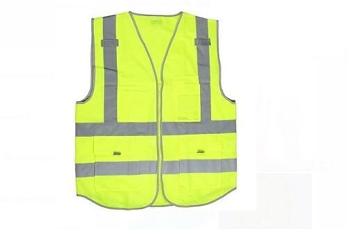 Sleeveless Polyester Reflective Safety Vest Age Group: Na