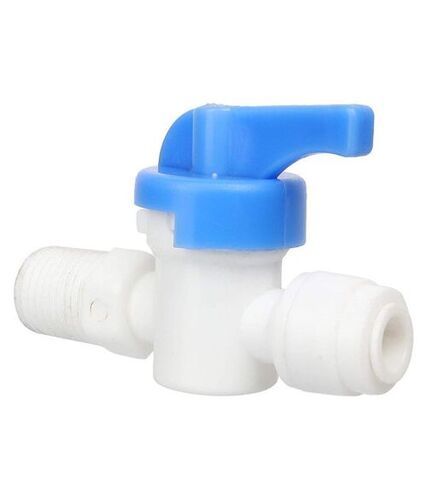 20-50Psi 1/2 Inch Medium Pressure White Blue Pvc Ball Valve Badge Type: Pin