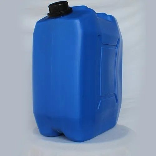 Blue 35 Litres Plastic Jerry Can For Chemical Storage Use