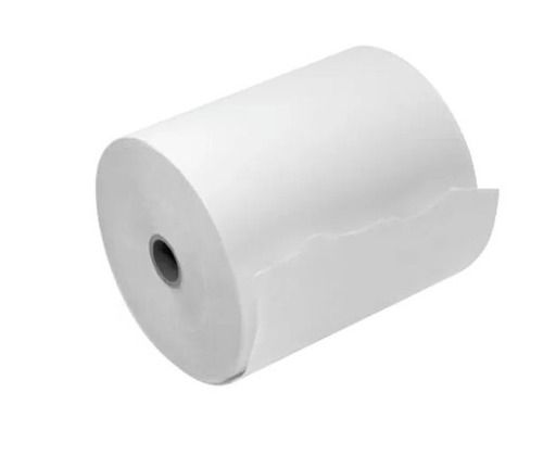 White 55X30Mm 70 Gsm Plain Adhesive Thermal Stickers For Packaging Products