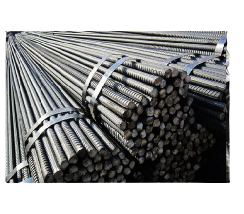 Black 8 Mm Thick Industrial Grade Galvanized Mild Steel Tmt Bars At 