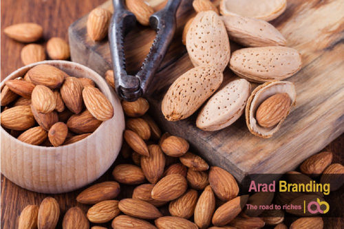 Brown Impurity Free Roasted Fresh Almonds