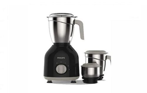 Modern Electrical Stainless Steel Phillips Mixer Grinder With Three Jar Capacity: 2.5 Liter/Day