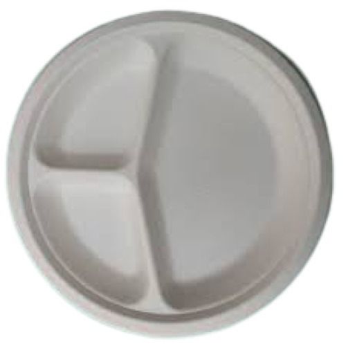 Eco Friendly Plain Round Shape White Dinner Paper Plates