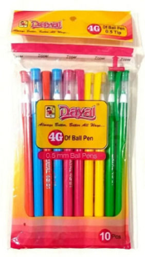 Plastic Ball Pens With Comfortable Grip For Smooth Writing