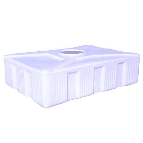 White Rooftop Rectangular Polyvinyl Chloride Plastic Loft Tank For Storing Water