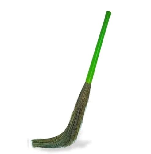 Solid Hard Plastic Handles Long Lasting Grass Broom For Floor Cleaning