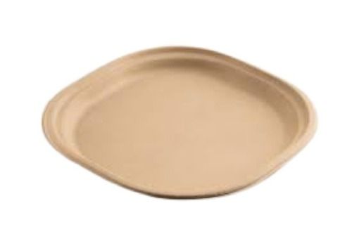 12 Inch Size Square Shape Brown Disposable Arecanut Leaf Plates Application: Event And Party Supplies