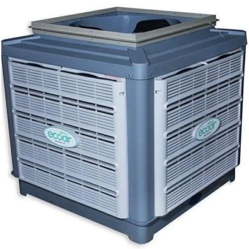 Blue And Grey Color 127X127X119Cm Aluminum Mild Steel Evaporative Air Cooler For Commercial Use