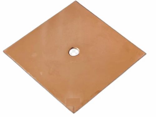 High Quality 40 Mm Square Shape Copper Earthing Plate For Industrial Use