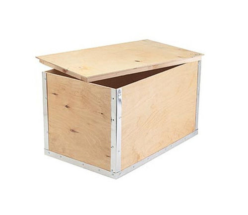 Eco-friendly 200 Kg Capacity Solid Plywood Box For Packaging