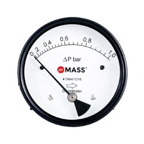 Glass And Plastic Differential Pressure Gauge For Industrial Uses