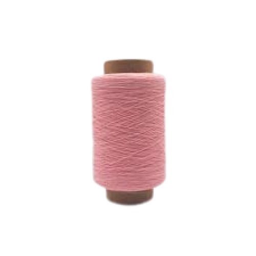 Light Weight Plain Pink 100% Cotton Elastic Yarn Density: 900 Gram Per Cubic Centimeter(G/Cm3)