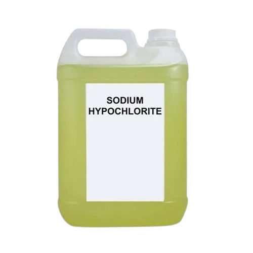 Liquid Form Industrial Sodium Hypochlorite 5 Liter Application: Glass Factories