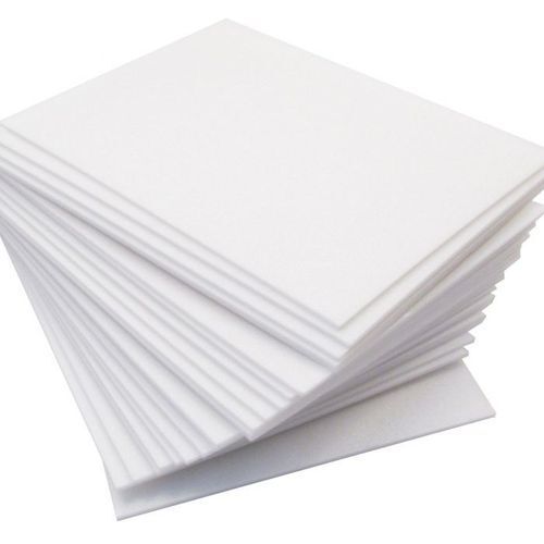 Moisture Resistant Plain White Square Shape Epe Sheet - EPE Material, 3x6 Feet, White Color, 40 mm Thickness | Plain Texture, Ideal for Versatile Applications