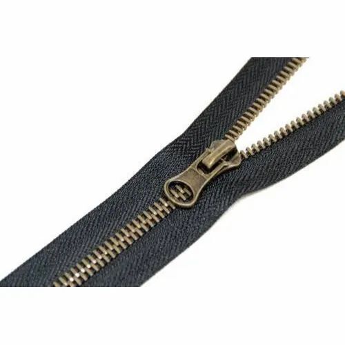 Blue 4-6 Inch Metal Zipper For Jeans And Trousers