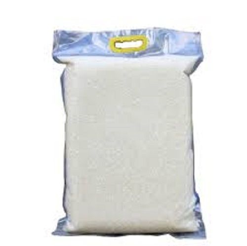Eco Friendly Plastic White With Blue Medium Rice Bag