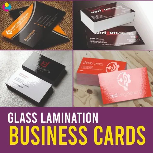 Glass Lamination Business Card Design and Printing Service By GRAYSIL PRINTS