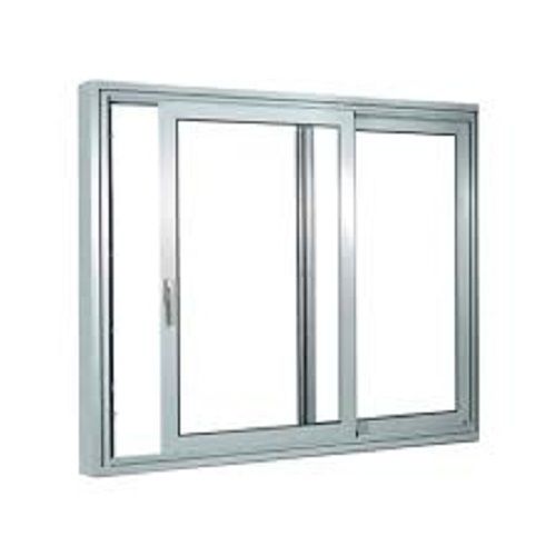 Hard Structure Stainless Steel Stylish Silver Sliding Window Size: 4 X 3 Feet